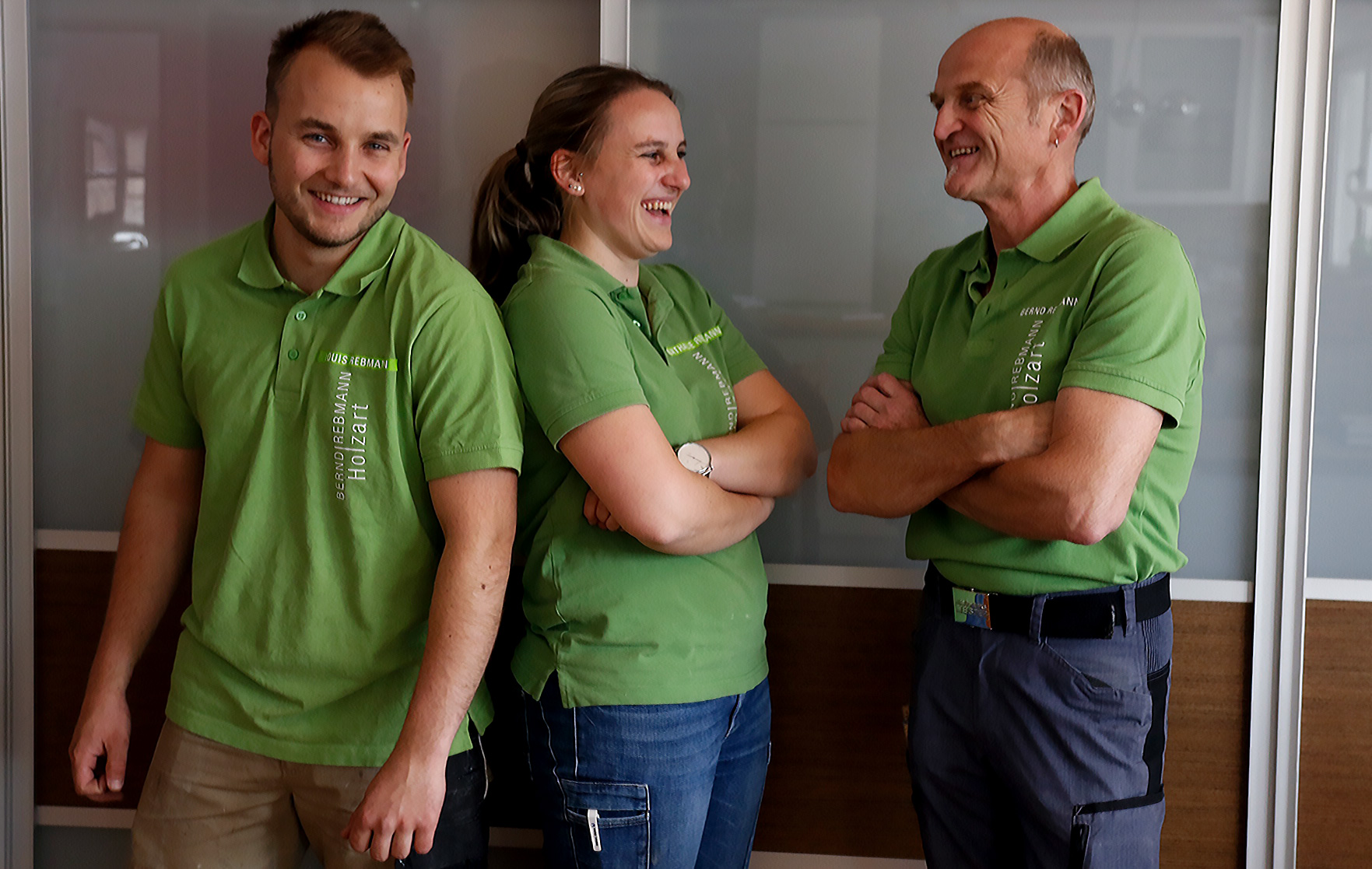 Das Team von Rebmann Holzart